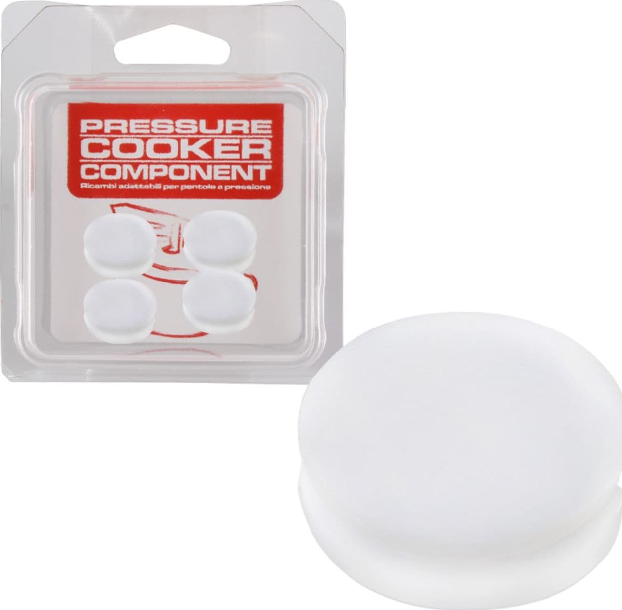VALVOLA GOMMA SICUREZZA PENTOLA PRESSIONE AETERNUM NO ORIGINALE MC N069 - 4 PZ A in prodotto EuroStore07 - Alatri, commercioVirtuoso.it