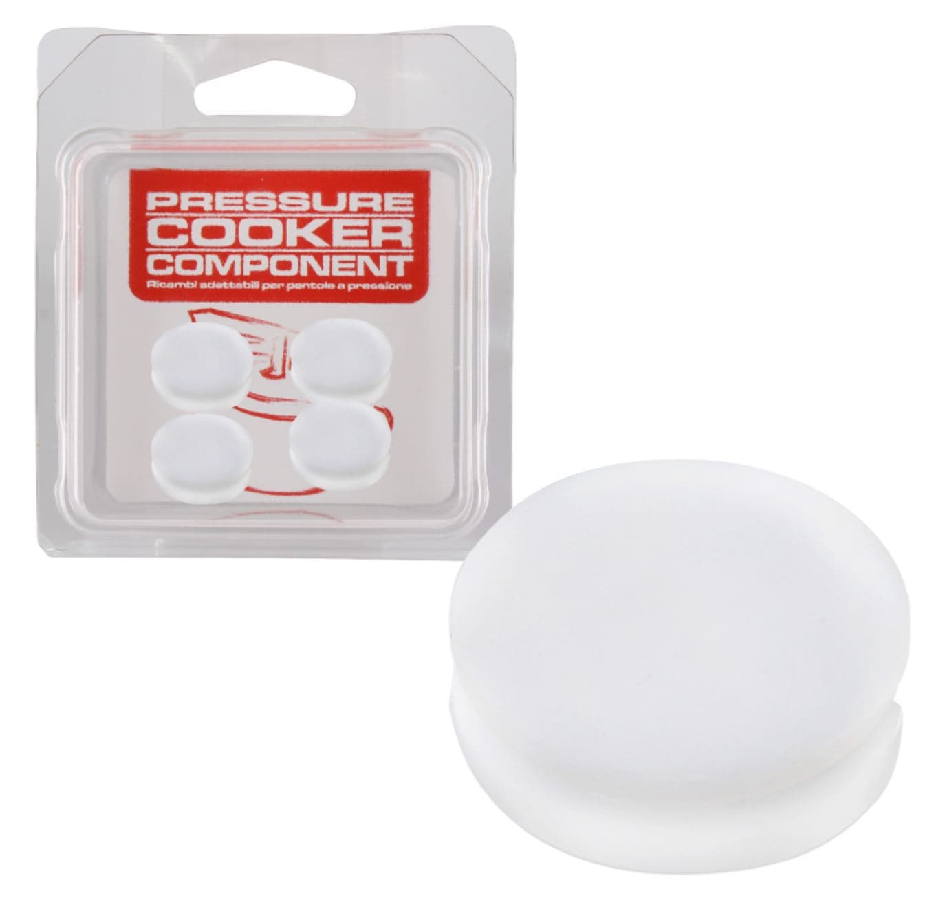 VALVOLA GOMMA SICUREZZA PENTOLA PRESSIONE AETERNUM NO ORIGINALE MC N069 - 4 PZ A in prodotto EuroStore07 - Alatri, commercioVirtuoso.it