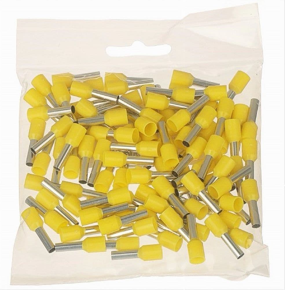 CONFEZIONE 100 PZ TUBETTO CAPICORDA ISOLATO PER CAVI 10MM² TERMINALE 12MM E10-12 in Capicorda Trade Shop italia - Napoli, commercioVirtuoso.it