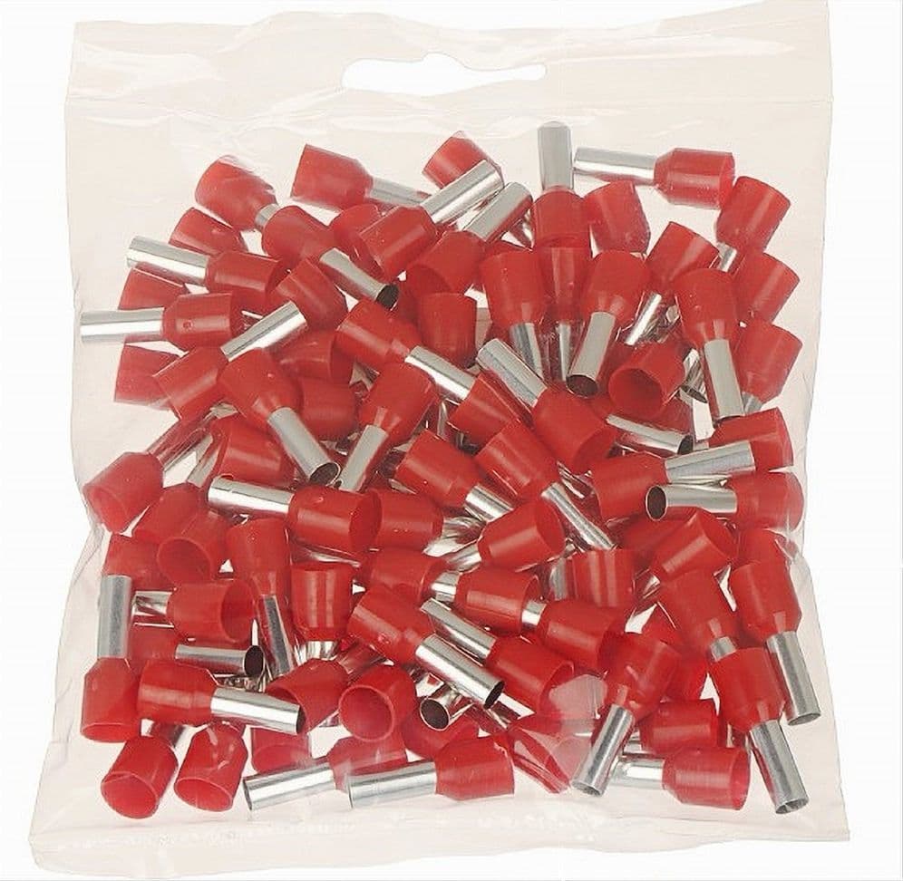 CONFEZIONE 100 PZ TUBETTO CAPICORDA ISOLATO PER CAVI 10MM² TERMINALE 12MM E10-12 in Capicorda Trade Shop italia - Napoli, commercioVirtuoso.it