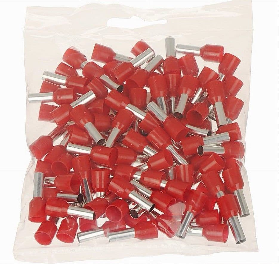 CONFEZIONE 100PZ TUBETTO CAPICORDA ISOLATO PER CAVI 1.5MM² TERMINALE DA 8MM E1508 in Capicorda Trade Shop italia - Napoli, commercioVirtuoso.it