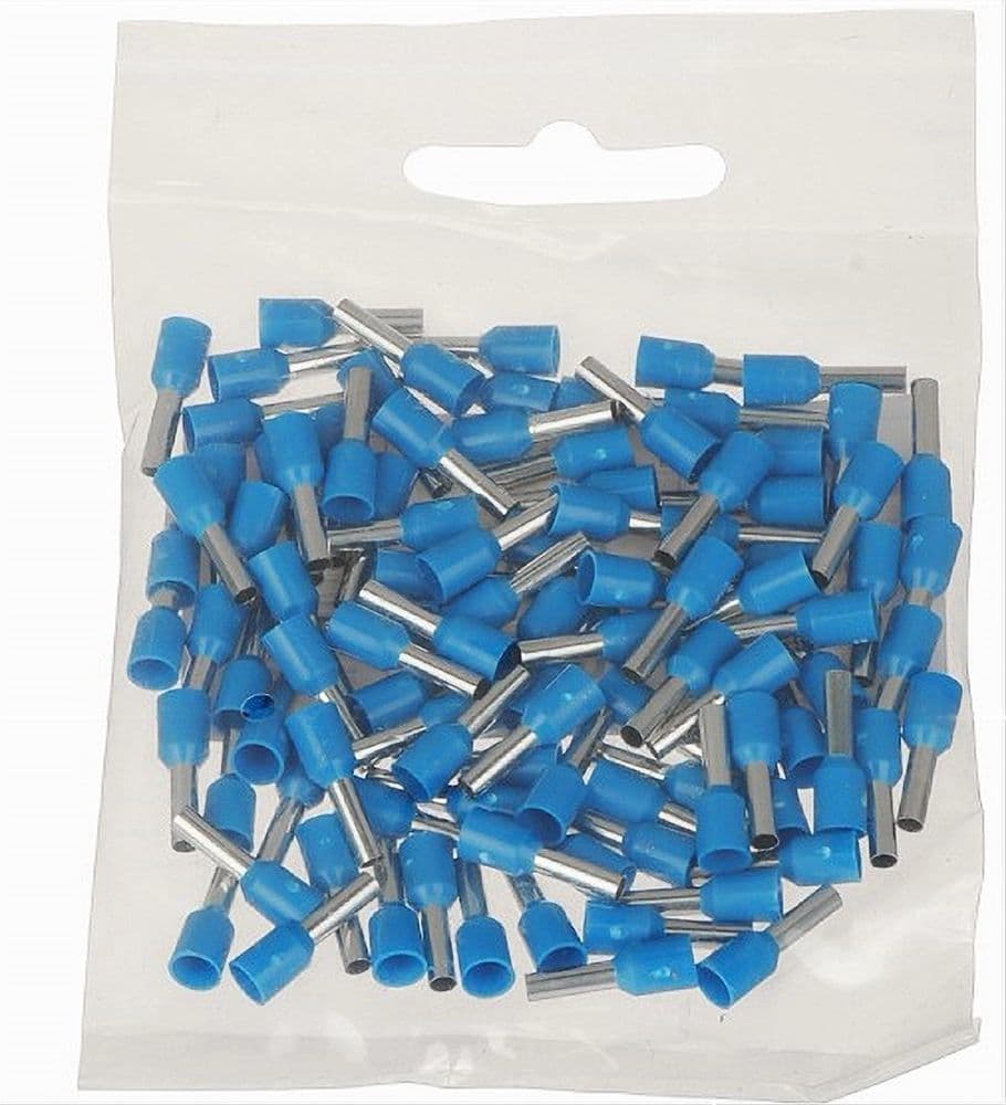 CONFEZIONE 100PZ TUBETTO CAPICORDA ISOLATO PER CAVI 1.5MM² TERMINALE DA 8MM E1508 in Capicorda Trade Shop italia - Napoli, commercioVirtuoso.it