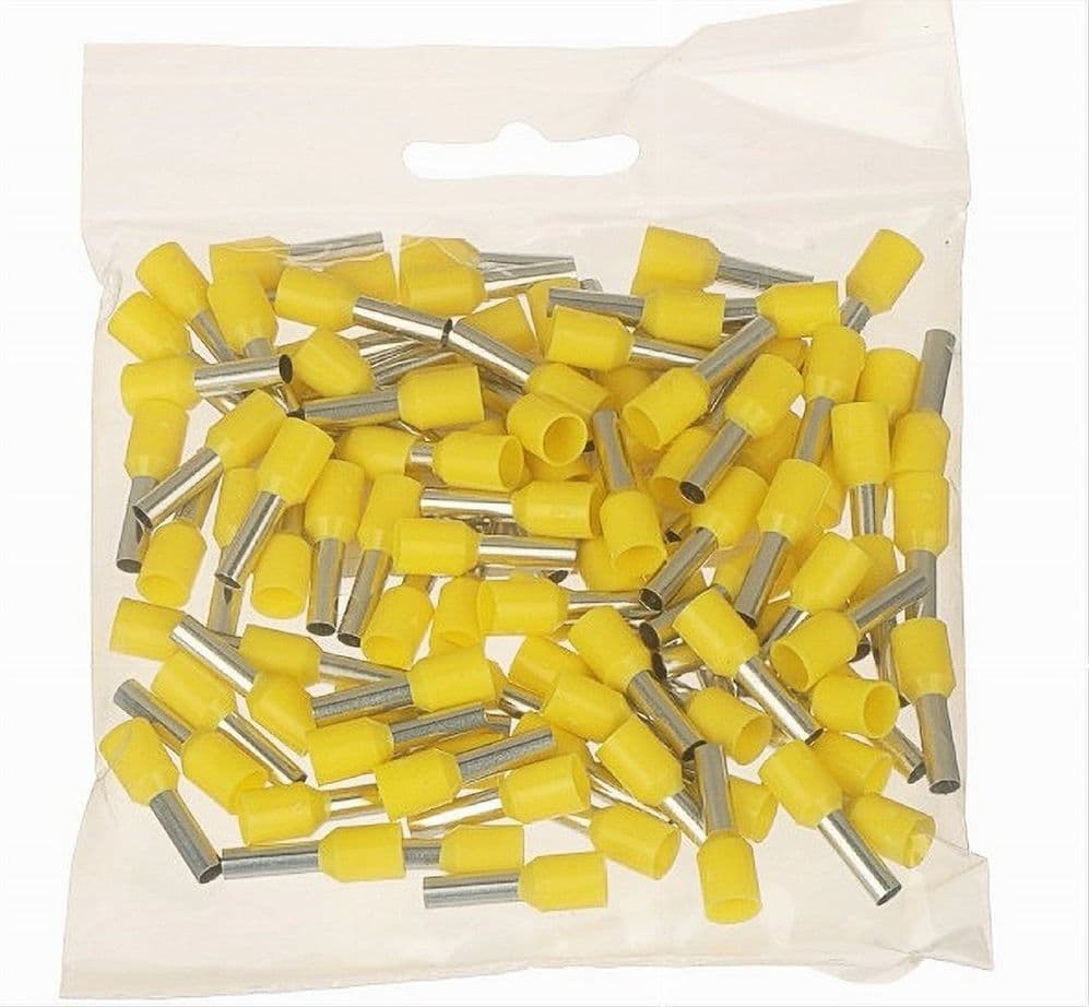 CONFEZIONE 100 PZ TUBETTO CAPICORDA ISOLATO PER CAVI 16MM² TERMINALE 12MM E16-12 in Capicorda Trade Shop italia - Napoli, commercioVirtuoso.it