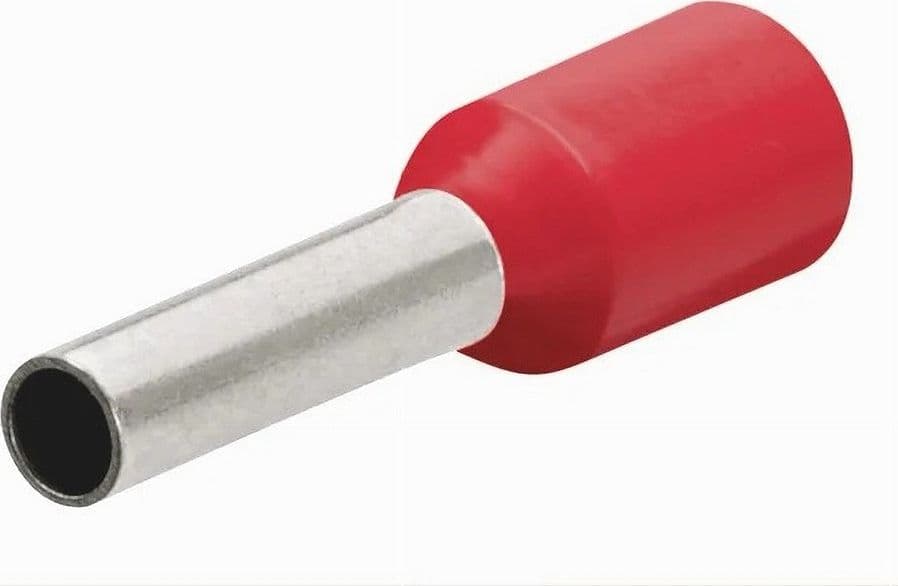 CONFEZIONE 100 PZ TUBETTO CAPICORDA ISOLATO PER CAVI 16MM² TERMINALE 12MM E16-12 in Capicorda Trade Shop italia - Napoli, commercioVirtuoso.it