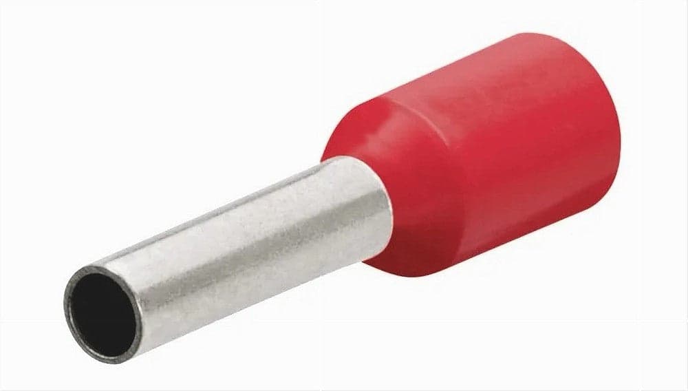 CONFEZIONE 100PZ TUBETTO CAPICORDA ISOLATO PER CAVI DA 2.5MM² TERMINALE 8MM E2508 in Capicorda Trade Shop italia - Napoli, commercioVirtuoso.it