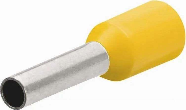CONFEZIONE 100PZ TUBETTO CAPICORDA ISOLATO PER CAVI DA 4 MM² TERMINALE 9MM E4009 in Capicorda Trade Shop italia - Napoli, commercioVirtuoso.it