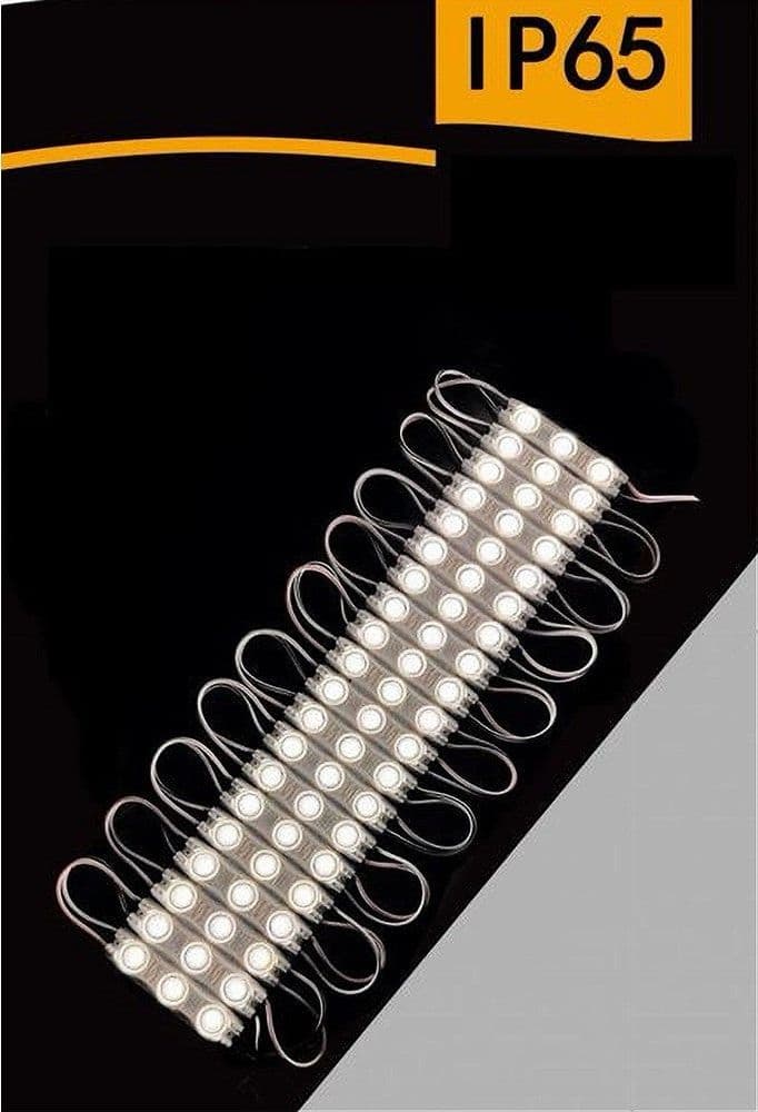 MODULO LED 12V 20 STRISCE 2835 INSEGNE TABELLE VARI TONI LUCE IP65 ABT-2835-6114 - 12