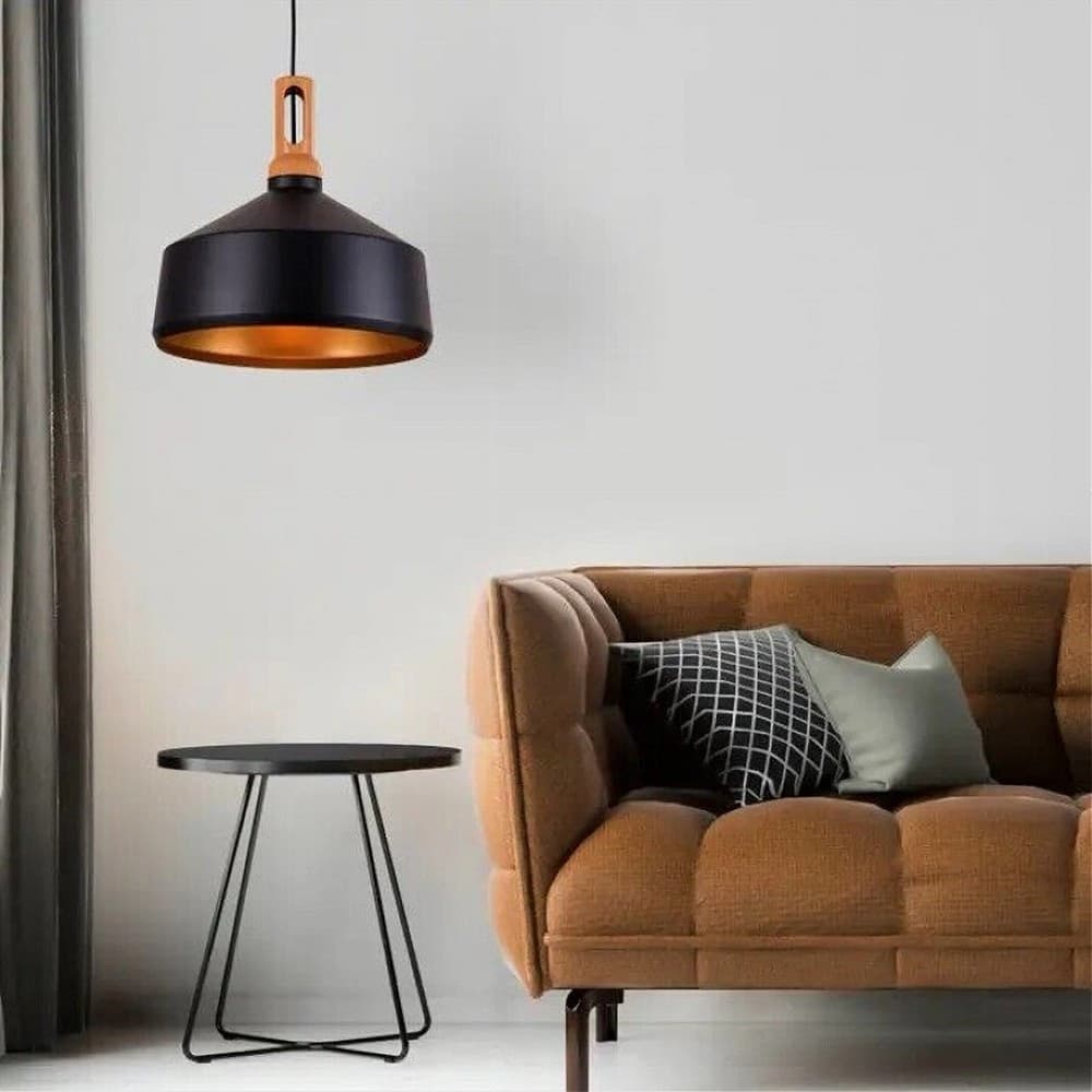 LAMPADARIO A SOSPENSIONE STILE INDUSTRIALE IN METALLO PENDENTE A COPPA E27 A93 in Lampade a sospensione Trade Shop italia - Napoli, commercioVirtuoso.it