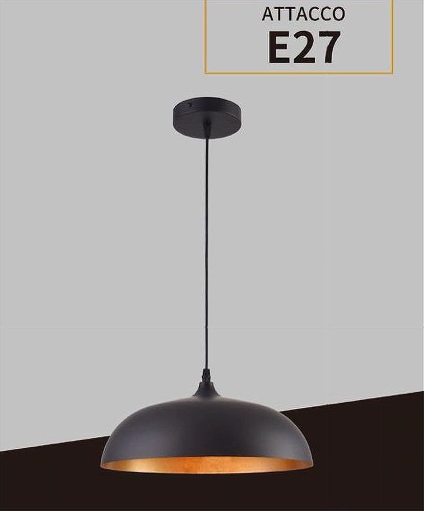 LAMPADARIO A SOSPENSIONE STILE CONTEMPORANEO IN METALLO PENDENTE A CUPOLA E27 B91 in Lampade a sospensione Trade Shop italia - Napoli, commercioVirtuoso.it