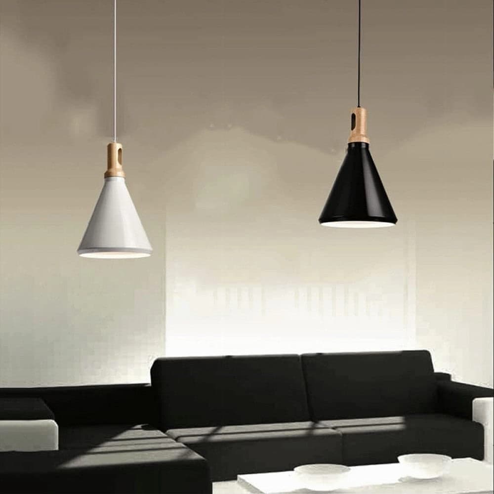 LAMPADARIO A SOSPENSIONE STILE INDUSTRIALE IN METALLO PENDENTE A CONO E27 A94 in Lampade a sospensione Trade Shop italia - Napoli, commercioVirtuoso.it