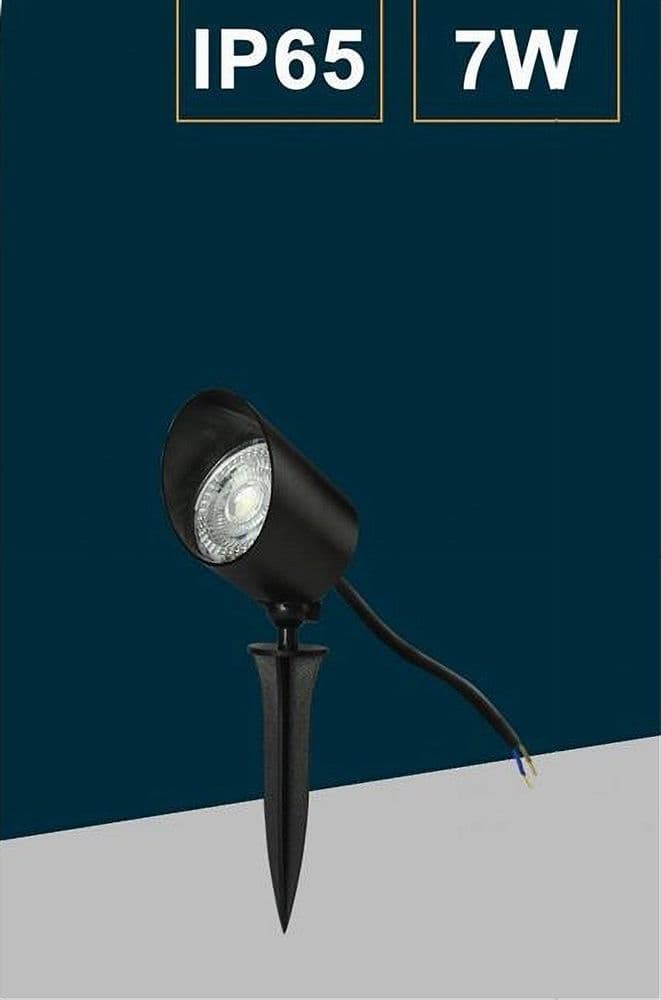FARETTO LED 7W CON SNODO PICCHETTO STAFFA LAMPADA PER ESTERNO SEGNAPASSI IP65 110 in Proiettori Trade Shop italia - Napoli, commercioVirtuoso.it