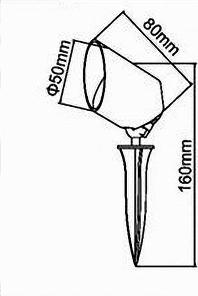 FARETTO LED 7W CON SNODO PICCHETTO STAFFA LAMPADA PER ESTERNO SEGNAPASSI IP65 110 in Proiettori Trade Shop italia - Napoli, commercioVirtuoso.it