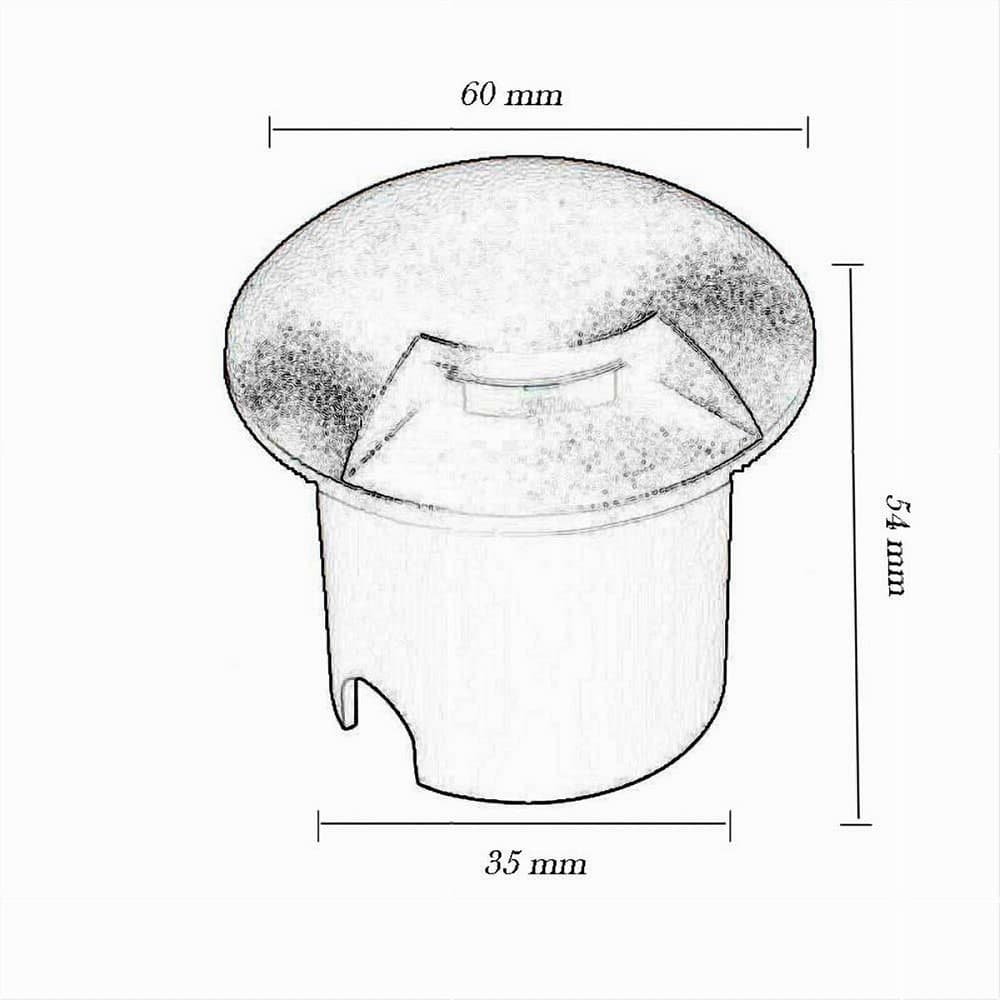 FARETTO CALPESTABILE LED 1W 1 FASCIO LUCE LAMPADA SEGNAPASSI PER ESTERNO IP67 321 in Luci per sentieri Trade Shop italia - Napoli, commercioVirtuoso.it