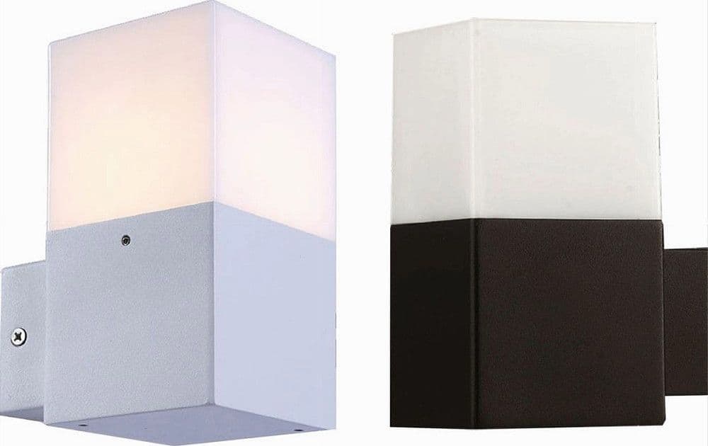 APPLIQUE A MURO PER ESTERNO LAMPADA DA PARETE IN ALLUMINIO ATTACCO E27 IP44 B160 in Lampade da parete Trade Shop italia - Napoli, commercioVirtuoso.it