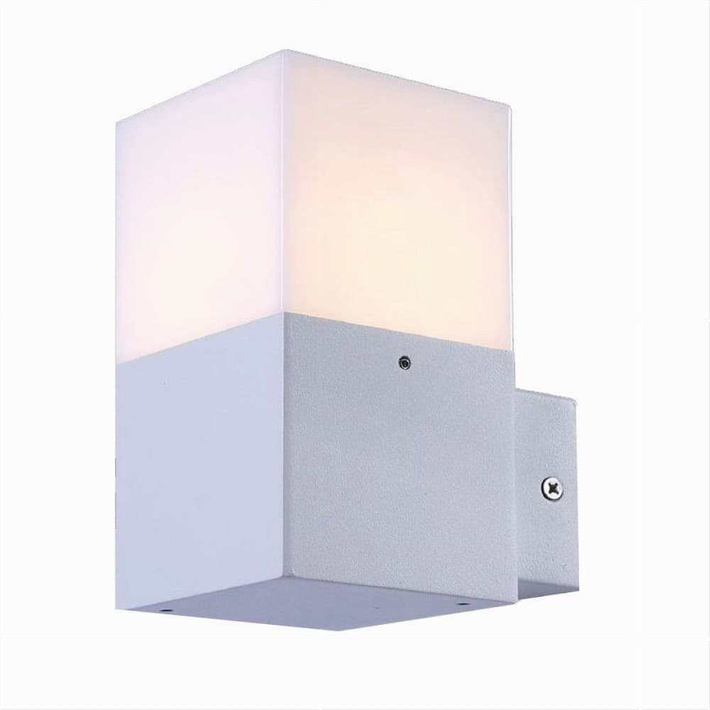 APPLIQUE A MURO PER ESTERNO LAMPADA DA PARETE IN ALLUMINIO ATTACCO E27 IP44 B160 in Lampade da parete Trade Shop italia - Napoli, commercioVirtuoso.it