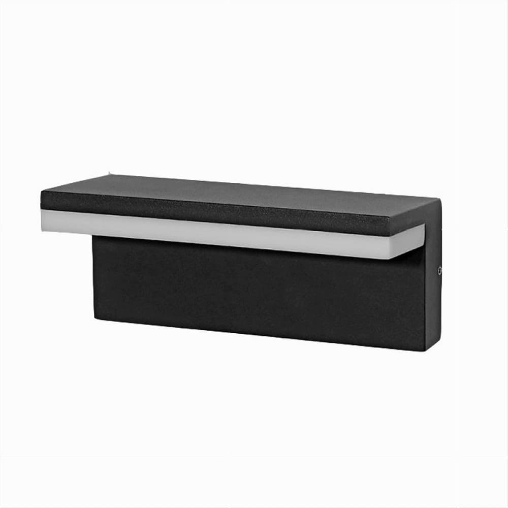 APPLIQUE DA MURO PER ESTERNO LED 10 W LAMPADA DA PARETE NERO FACCIATA IP54 B82-N in Lampade da parete Trade Shop italia - Napoli, commercioVirtuoso.it