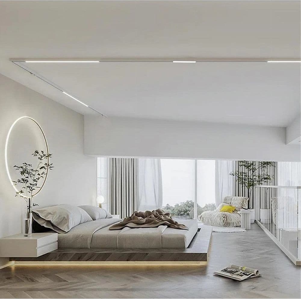 FARETTO LED LINEARE PER BINARIO TRACK MONOFASE 20 WATT ORIENTABILE CCT PST-57-3C in Faretti da soffitto Trade Shop italia - Napoli, commercioVirtuoso.it