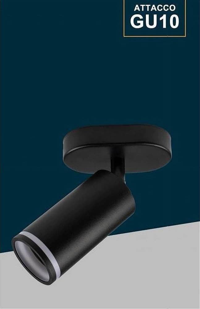 APPLIQUE PLAFONIERA ORIENTABILE DA SOFFITTO PARETE 1 DIFFUSORE LAMPADA GU10 TS-1 in Faretti da soffitto Trade Shop italia - Napoli, commercioVirtuoso.it