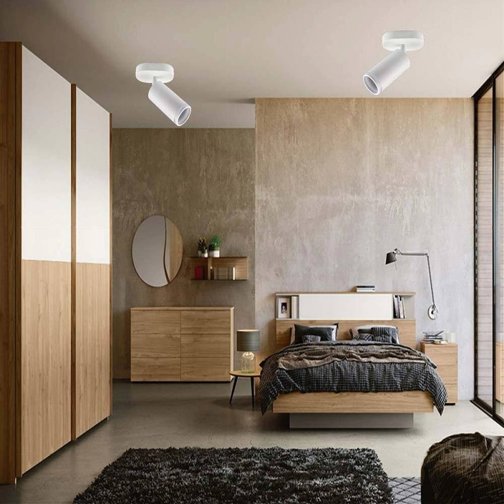 APPLIQUE PLAFONIERA ORIENTABILE DA SOFFITTO PARETE 1 DIFFUSORE LAMPADA GU10 TS-1 in Faretti da soffitto Trade Shop italia - Napoli, commercioVirtuoso.it