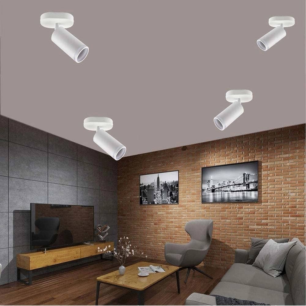 APPLIQUE PLAFONIERA ORIENTABILE DA SOFFITTO PARETE 1 DIFFUSORE LAMPADA GU10 TS-1 in Faretti da soffitto Trade Shop italia - Napoli, commercioVirtuoso.it