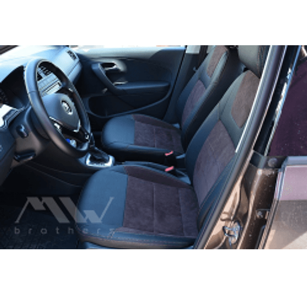 Coprisedili su misura per Volkswagen Polo 5 (2009-2017), Leather style in Set per interni Autooggetti.it - Roma, commercioVirtuoso.it