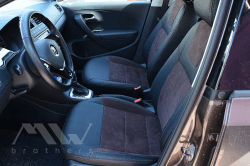 Coprisedili su misura per Volkswagen Polo 5 (2009-2017), Leather style in Set per interni Autooggetti.it - Roma, commercioVirtuoso.it