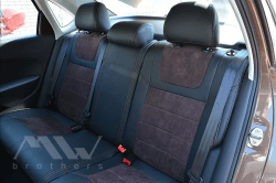 Coprisedili su misura per Volkswagen Polo 5 (2009-2017), Leather style in Set per interni Autooggetti.it - Roma, commercioVirtuoso.it