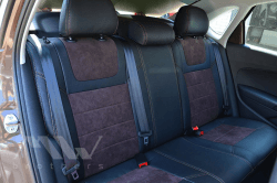 Coprisedili su misura per Volkswagen Polo 5 (2009-2017), Leather style in Set per interni Autooggetti.it - Roma, commercioVirtuoso.it