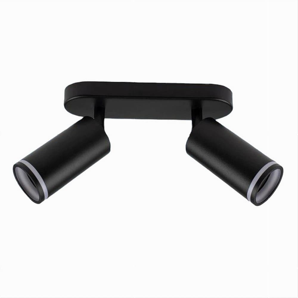 APPLIQUE PLAFONIERA ORIENTABILE DA SOFFITTO PARETE 2 DIFFUSORI LAMPADA GU10 TS-2 in Faretti da soffitto Trade Shop italia - Napoli, commercioVirtuoso.it
