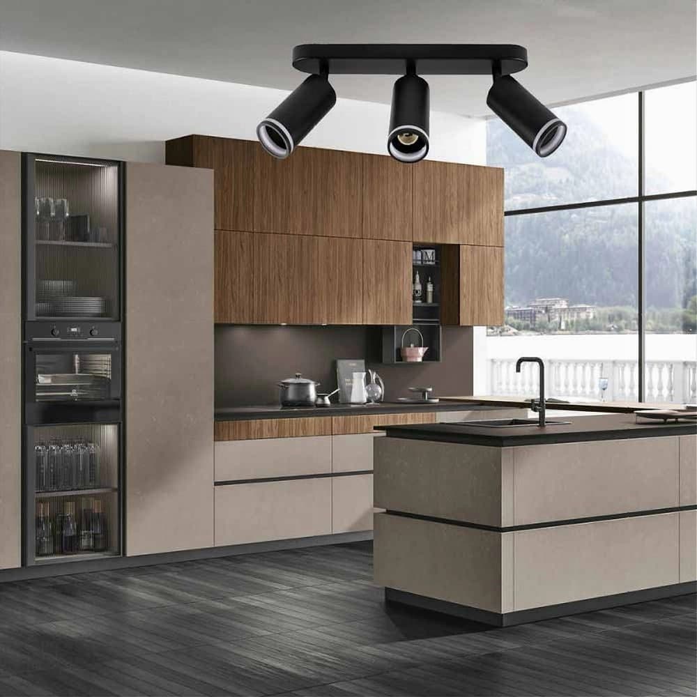 APPLIQUE PLAFONIERA ORIENTABILE DA SOFFITTO PARETE 3 DIFFUSORI LAMPADA GU10 TS-3 in Plafoniere Trade Shop italia - Napoli, commercioVirtuoso.it