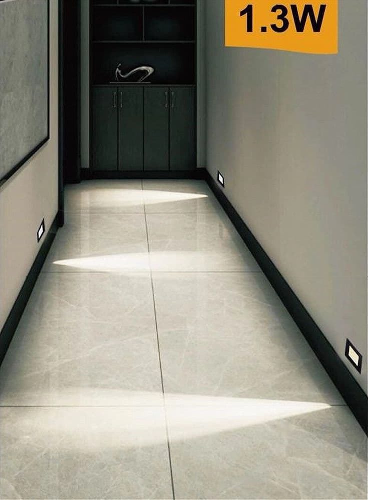 SEGNAPASSO PLACCA NERA MURO SENSORE MOVIMENTO PIR 1,3 W CASSETTA 503 XGGYD-001N in Lampade da parete Trade Shop italia - Napoli, commercioVirtuoso.it