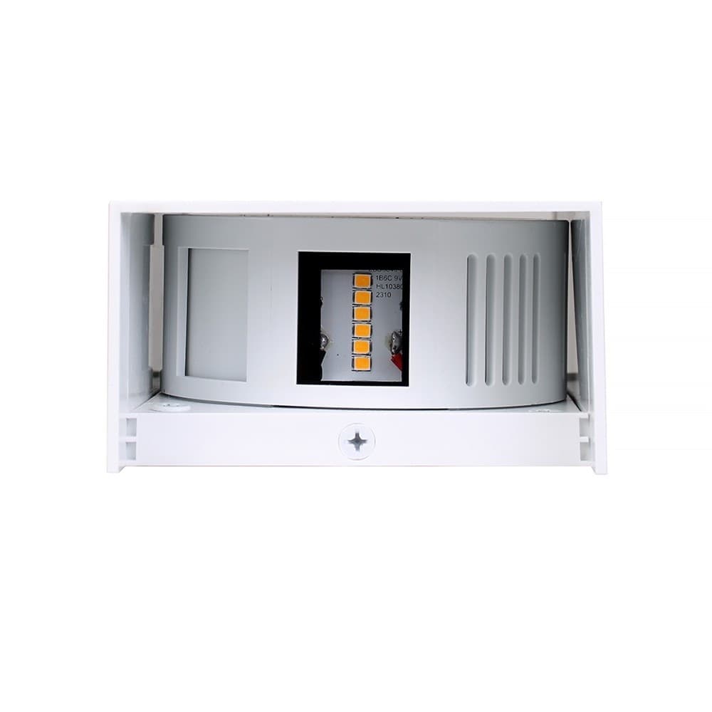 APPLIQUE LED ESTERNO RETTANGOLARE 10W DOPPIA EMISSIONE DI LUCE 3000K 4000K 640-B in Lampade da parete Trade Shop italia - Napoli, commercioVirtuoso.it