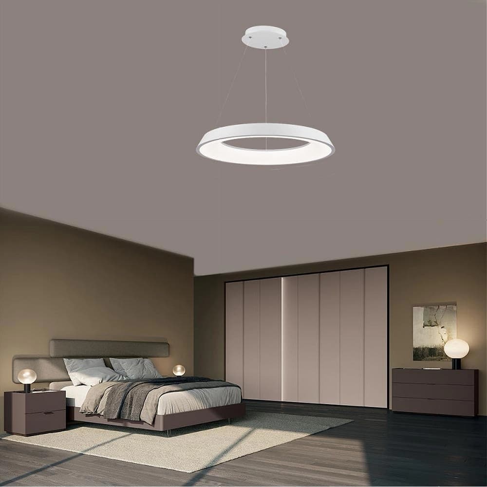 LAMPADARIO LED 43W TRE COLORAZIONI LUCE LAMPADA DA SOFFITTO ULTRA MODERNO A71-3C in Plafoniere Trade Shop italia - Napoli, commercioVirtuoso.it