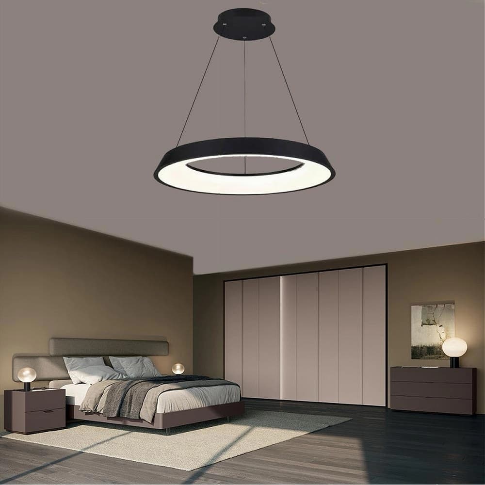 LAMPADARIO LED 43W TRE COLORAZIONI LUCE LAMPADA DA SOFFITTO ULTRA MODERNO A71-3C in Plafoniere Trade Shop italia - Napoli, commercioVirtuoso.it