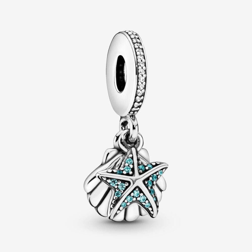 Pandora  Charm pendente Stella marina e conchiglia