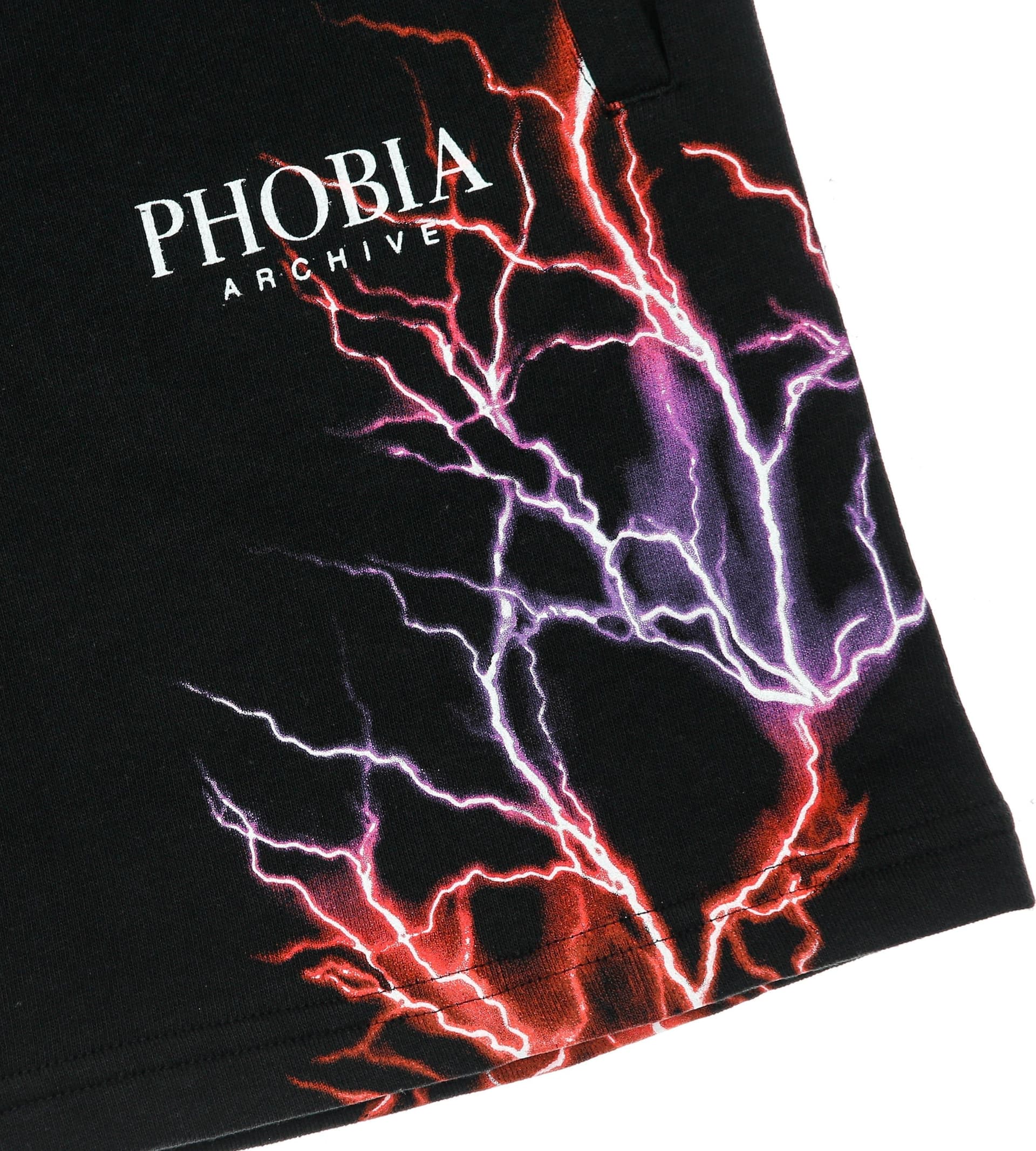 PHOBIA Pantalone Corto Tuta Uomo Violet Lightning Shorts Black/violet da uomo in Pantaloncini sportivi Drestige - Casamassima, commercioVirtuoso.it