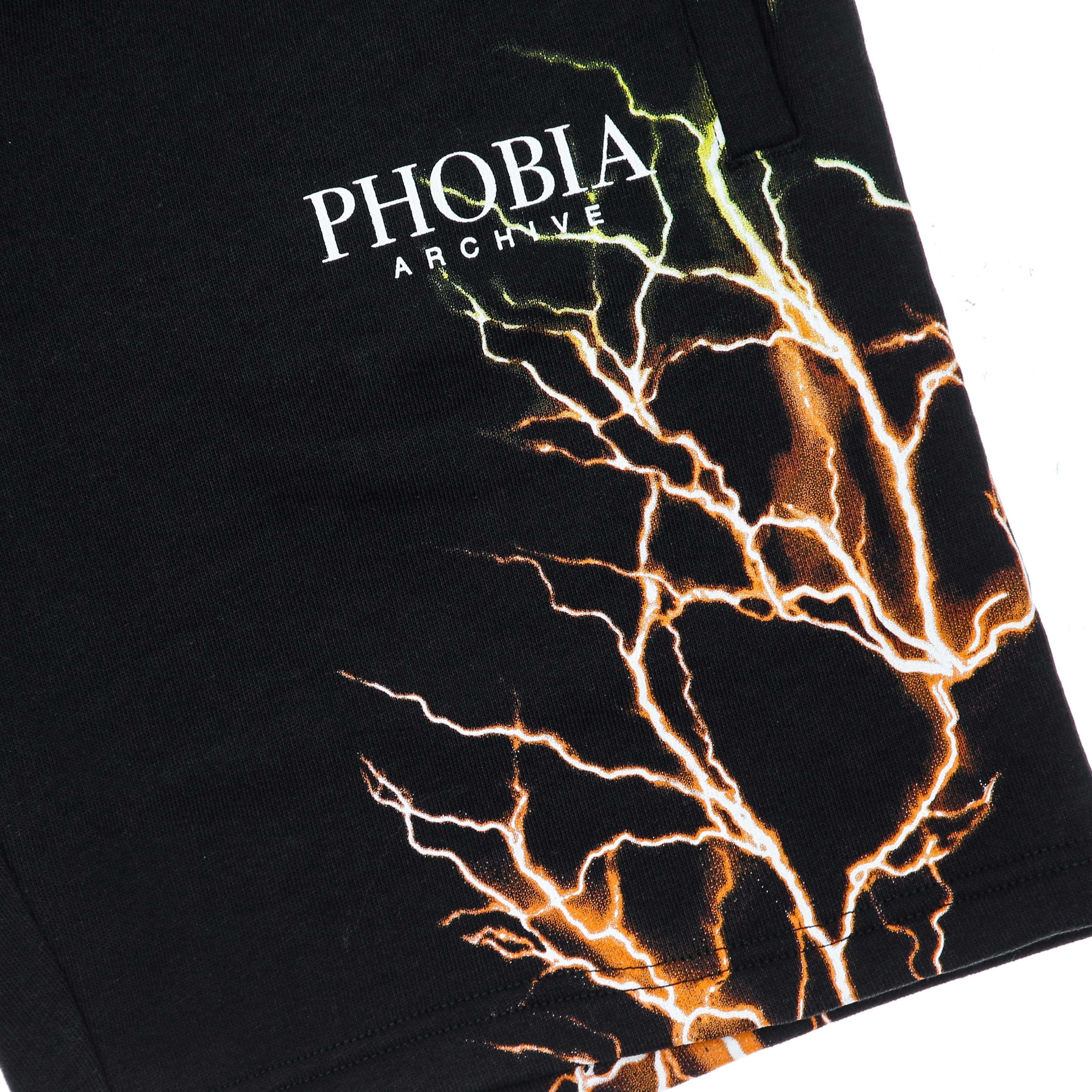 PHOBIA Pantalone Corto Tuta Uomo Orange Yellow Lightning Shorts Black/orange/yellow da uomo in Pantaloncini sportivi Drestige - Casamassima, commercioVirtuoso.it
