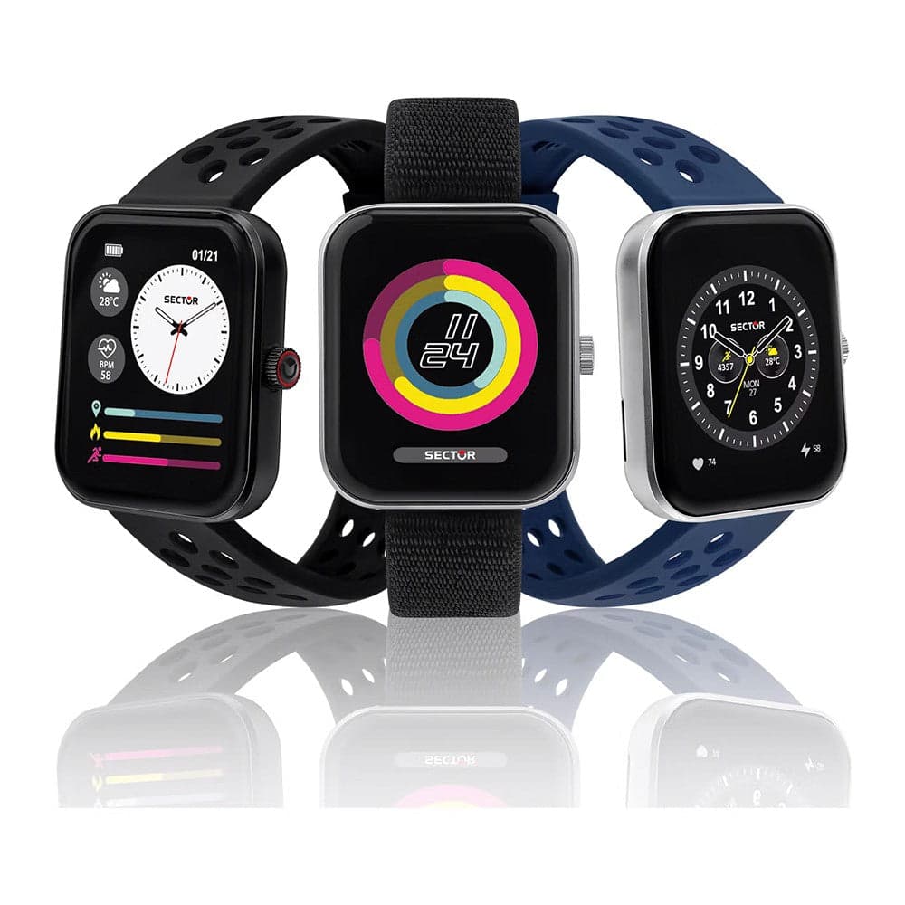 Smartwatch SECTOR S-03 Pro multi funzione digitale gomma blu in Smartwatch Web Time Orologi - Milano, commercioVirtuoso.it