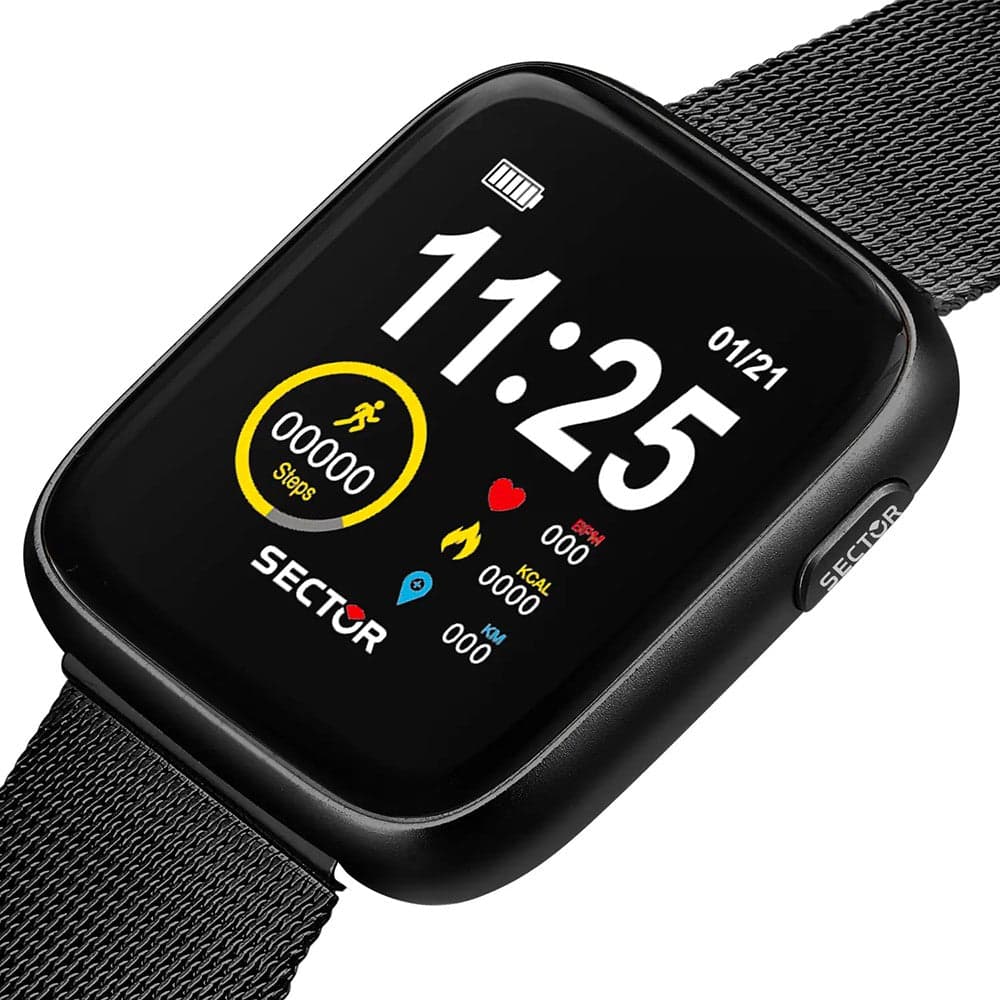 Smartwatch SECTOR S-04 multi funzione acciaio nero + cuffie in Orologi da polso Web Time Orologi - Milano, commercioVirtuoso.it