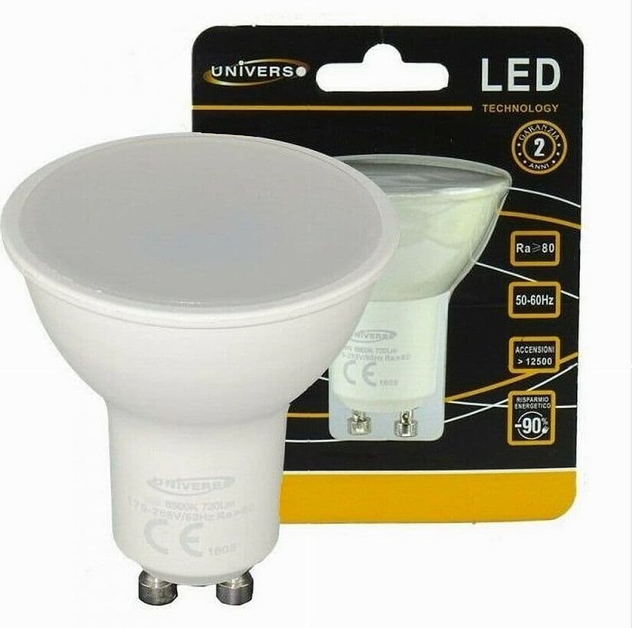 LAMPADINA LED GU10 10WATT FARETTO SPOTLIGHT 110° LUCE 3000K 4000K 6500K GU10-10W in Lampadine a LED Trade Shop italia - Napoli, commercioVirtuoso.it