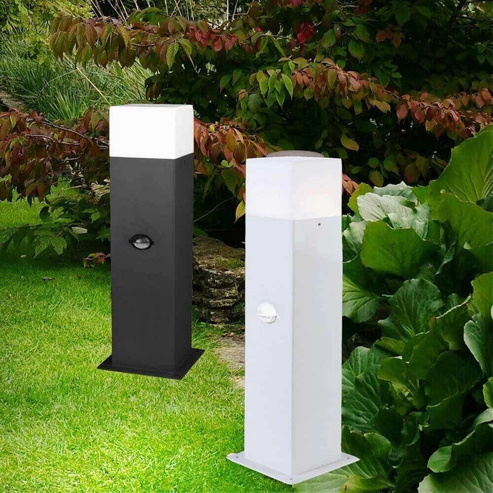 LAMPIONE ESTERNO CON SENSORE MOVIMENTO E27 LAMPADA DA TERRA LAMPIONCINO IP44 H440 in Lampioni Trade Shop italia - Napoli, commercioVirtuoso.it