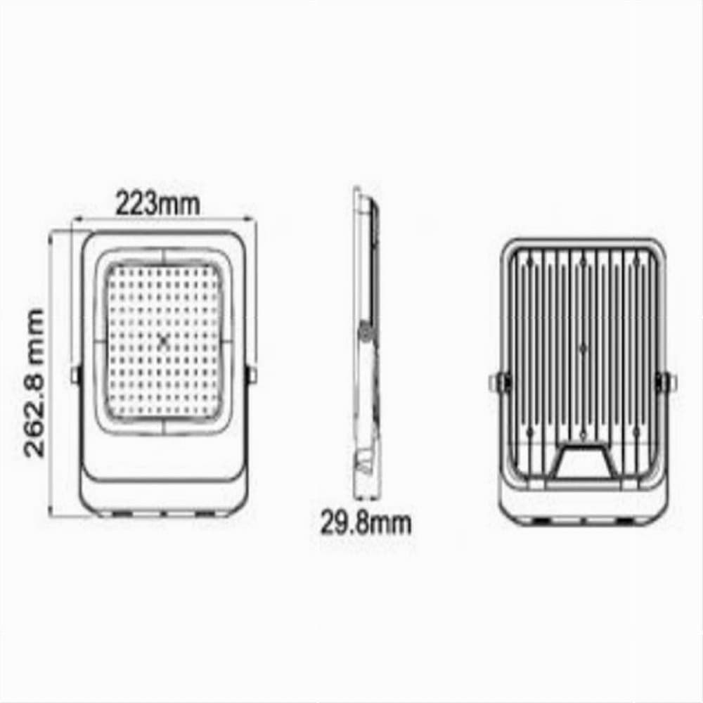 FARO LED ULTRA SLIM 100W ESTERNO IP65 ORIENTABILE LUCE 6500K 3000K 4000K JR-100W in Proiettori Trade Shop italia - Napoli, commercioVirtuoso.it