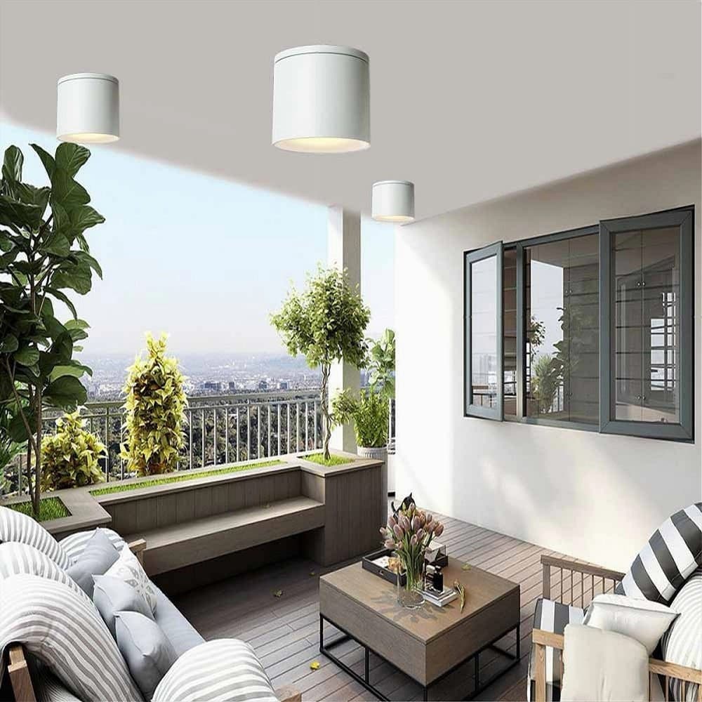 APPLIQUE DA SOFFITTO A CILINDRO ESTERNO MODERNO LAMPADA PLAFONIERA GU10 IP54 H94 in Faretti da soffitto Trade Shop italia - Napoli, commercioVirtuoso.it