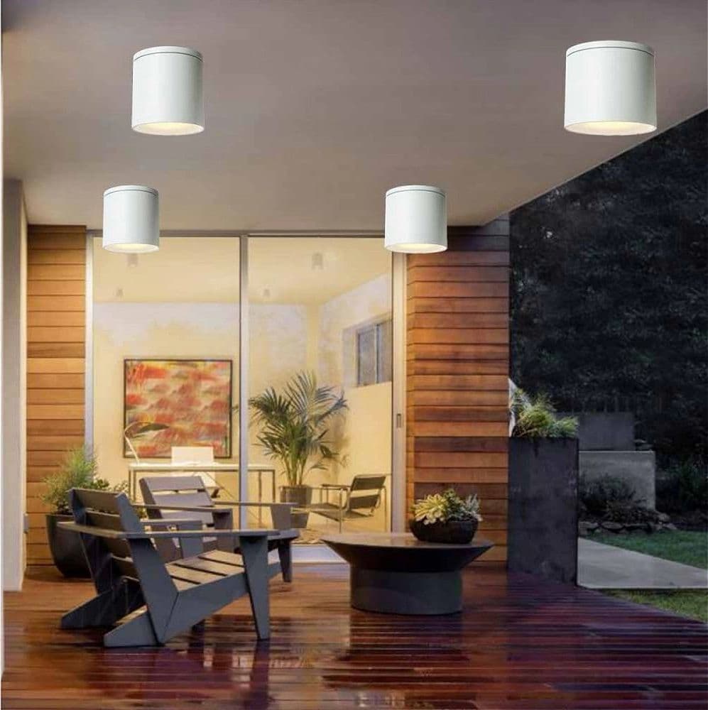APPLIQUE DA SOFFITTO A CILINDRO ESTERNO MODERNO LAMPADA PLAFONIERA GU10 IP54 H94 in Faretti da soffitto Trade Shop italia - Napoli, commercioVirtuoso.it