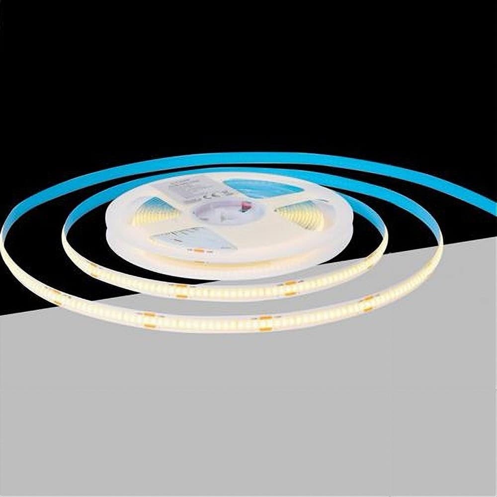 STRISCIA LED COB BOBINA 5MT FLESSIBILE DC 24V VARIE TEMPERATURE COLORE COB-24V-320 in Nastri LED Trade Shop italia - Napoli, commercioVirtuoso.it