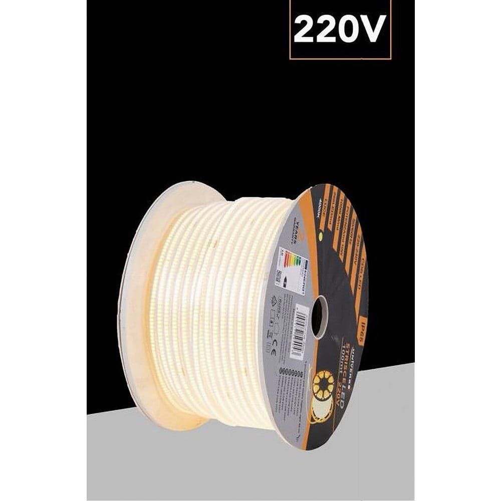 BOBINA 100MT STRIP LED COB 220V ESTERNO IP65 LUCE 3000K 4000K 6500K 220V-COB-288 in Nastri LED Trade Shop italia - Napoli, commercioVirtuoso.it