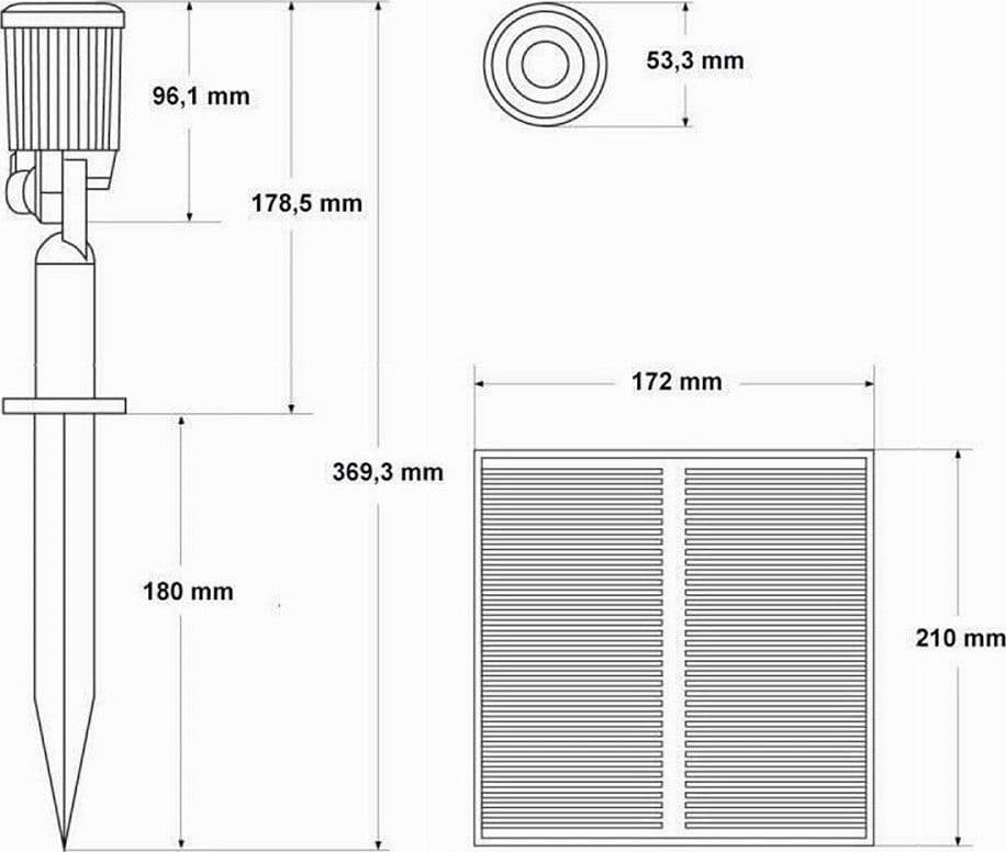 SET 4 PZ FARETTI LED A PICCHETTO CON PANNELLO SOLARE LUCE FREDDA CALDA IP65 LY04 in Proiettori Trade Shop italia - Napoli, commercioVirtuoso.it
