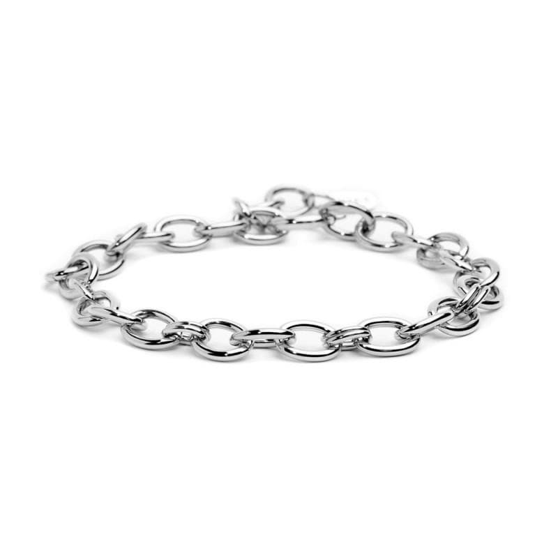 Marlù- Bracciale Catena "O" Acciaio