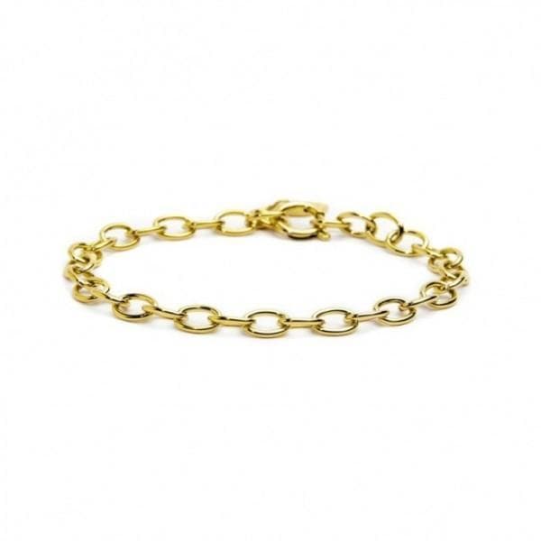 Marlù- Bracciale Catena "O" Pvd Oro
