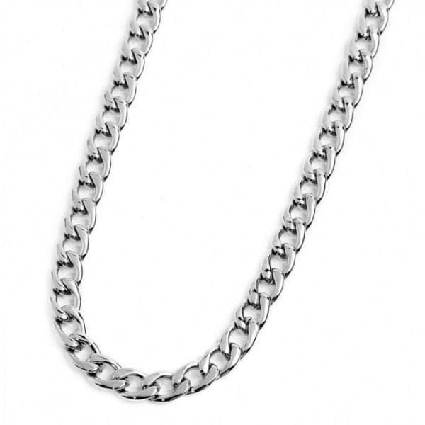 Marlù- Collana Catena Grumetta Acciaio